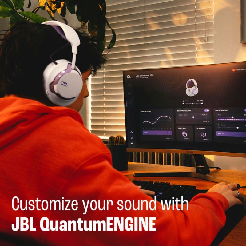 Auriculares JBL Quantum 650X Gaming Inalámbricos Negro