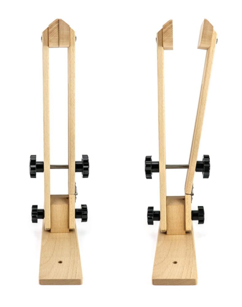 Caballo de Costura QWORK Plegable con Abrazadera de Madera