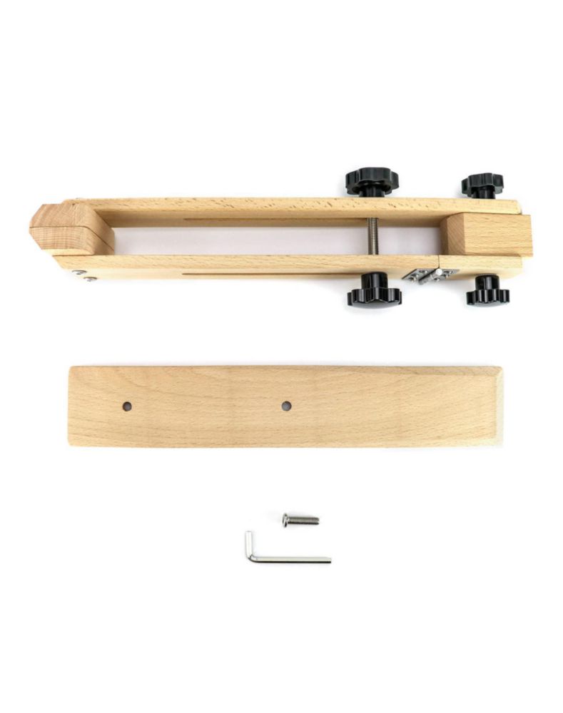 Caballo de Costura QWORK Plegable con Abrazadera de Madera