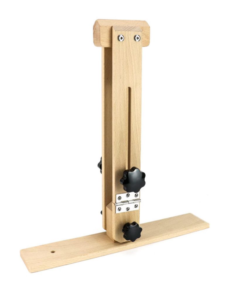 Caballo de Costura QWORK Plegable con Abrazadera de Madera