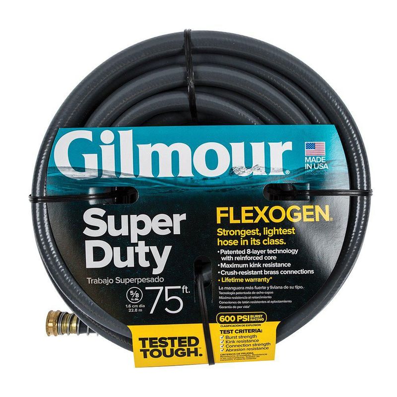 Manguera de Jardín Gilmour Flexogen 23 m 5/8 pulg Super Resistente
