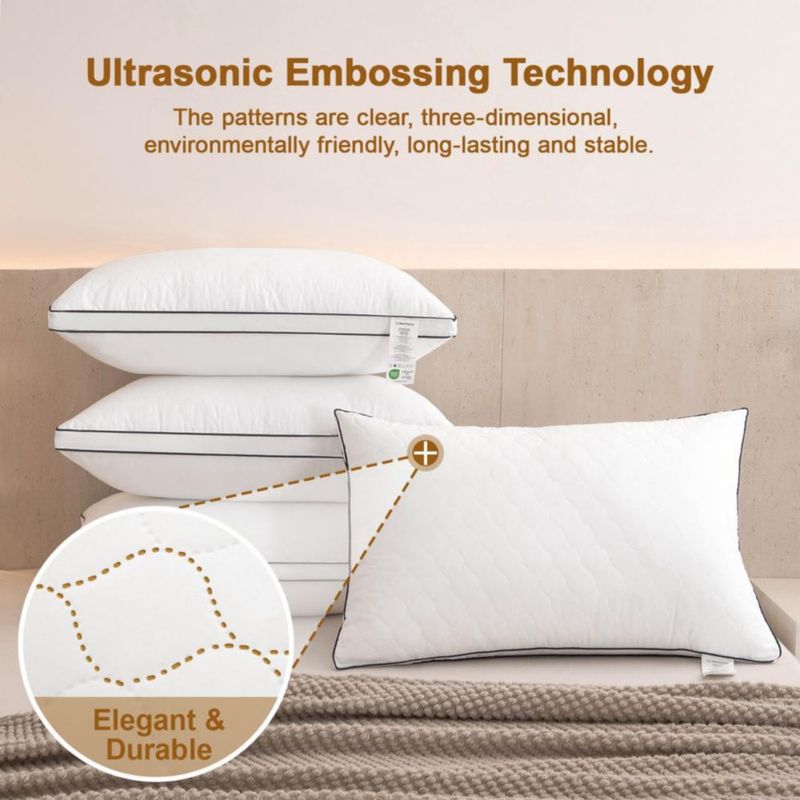 Almohadas BEDTOVA Estándar 4‑piezas Duro/Suave