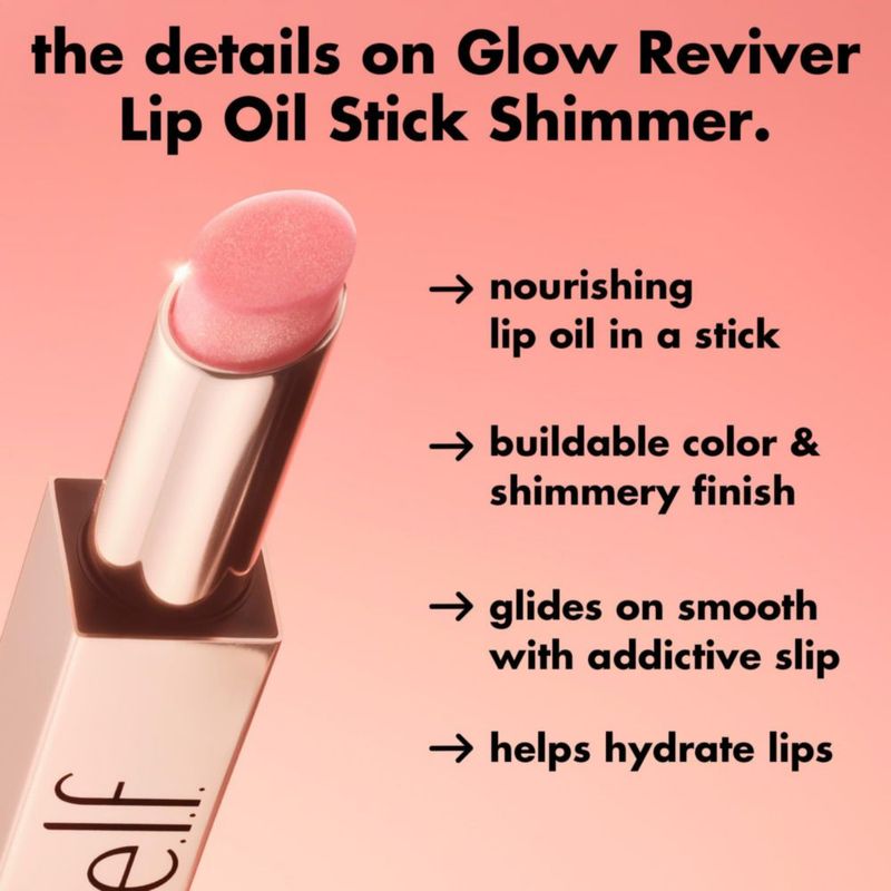 Aceite labial e.l.f. Glow Reviver Vanilla Vice