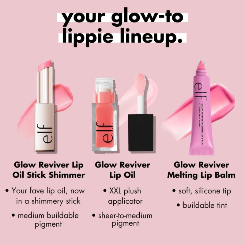 Aceite labial e.l.f. Glow Reviver Vanilla Vice
