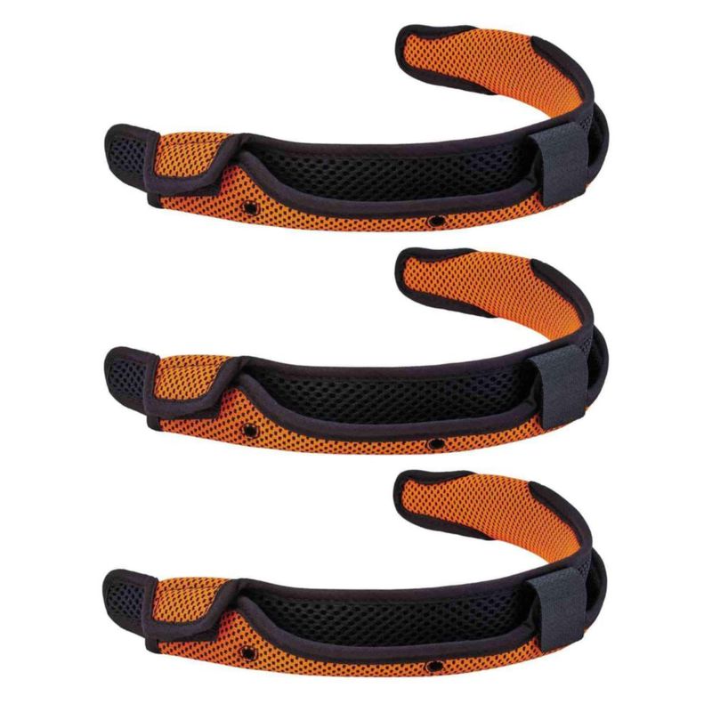 Banda de sudor para casco Ergodyne - paquete de 3 unidades - naranja
