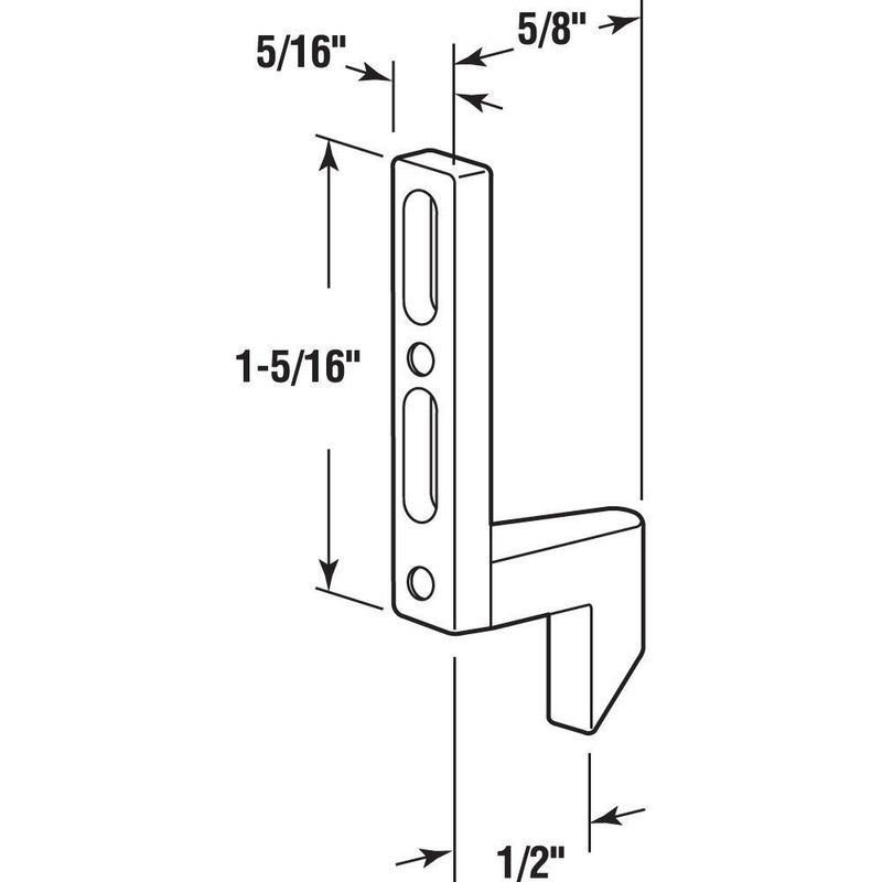 Pestillo para puerta mosquitera PRIME-LINE A 203 paquete de 2