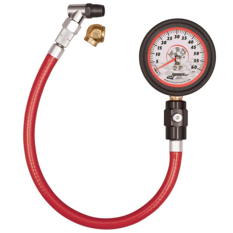 Manómetro de Neumáticos Longacre 6 cm 0‑60 PSI