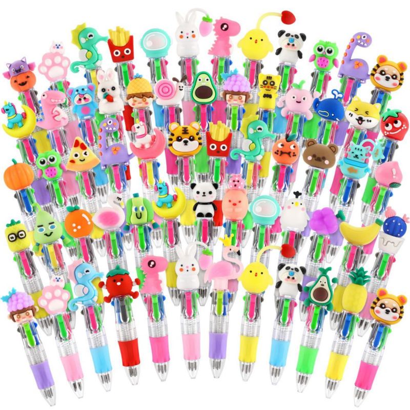 Bolígrafos multicolores arscniek 100 uds 4 en 1 05 mm