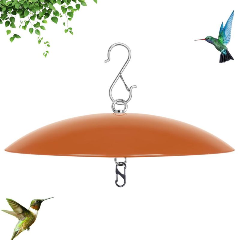 Cobertura de sombra para comedero de colibríes andergi 33 cm terracota – 1 unidad