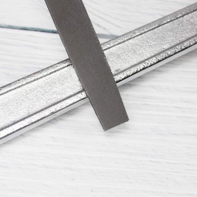 Lima KALIM plana de 15 cm de corte doble en acero 6\"