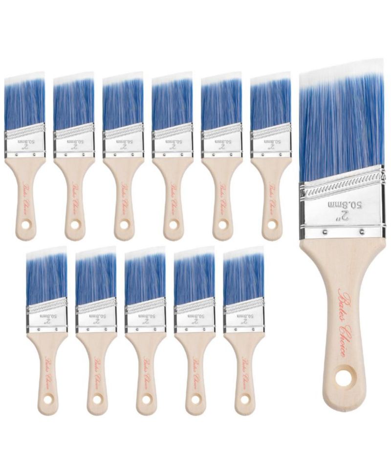 Pincel de pintura Bates Choice 5 cm 12 piezas con mango de madera