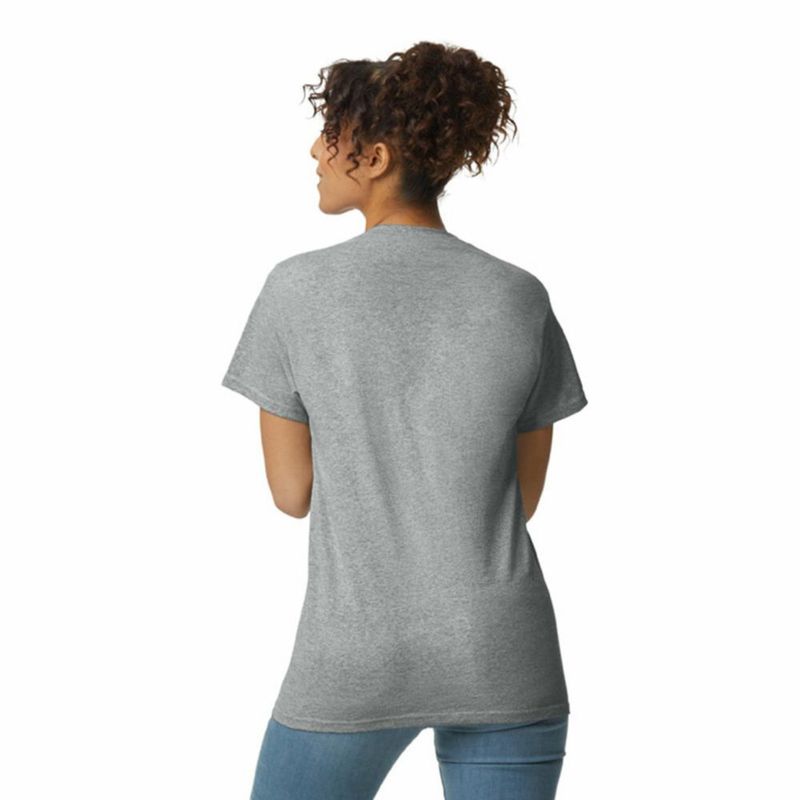 Camiseta Gildan G2300 Pack de 2 Gris Deportivo Talla Grande