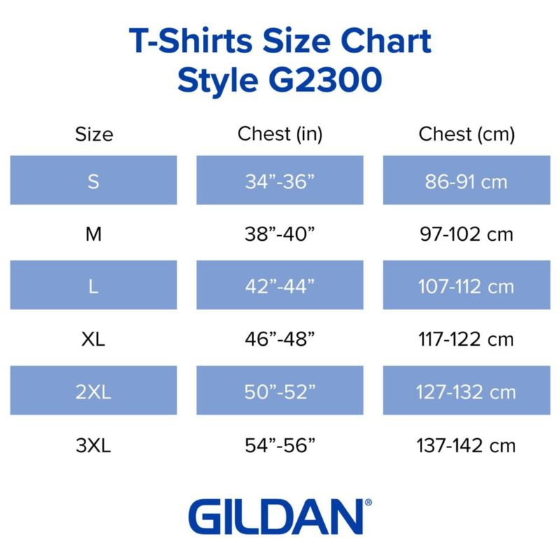 Camiseta Gildan G2300 Pack de 2 Gris Deportivo Talla Grande