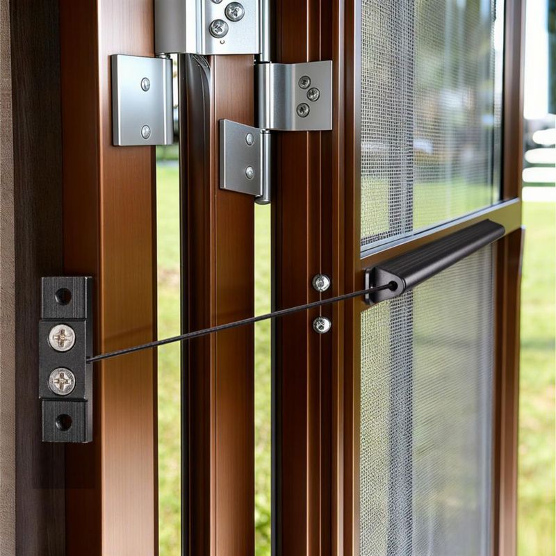 Cerrador de Puerta HOUTRIDA 37 cm para Mosquitera de Autocaravana