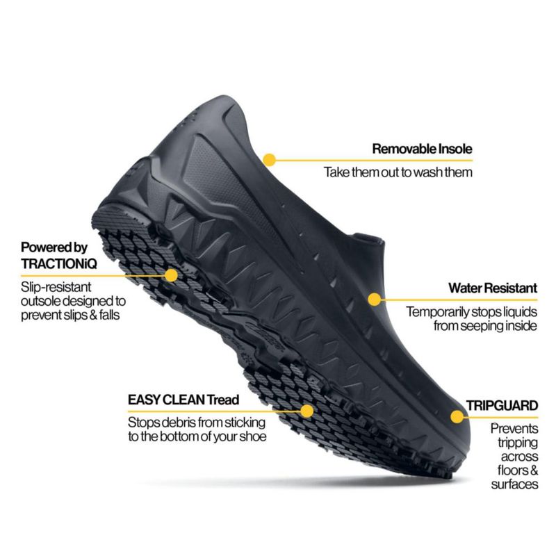 Zapatos de trabajo tipo zueco Shoes For Crews antideslizantes y cómodos