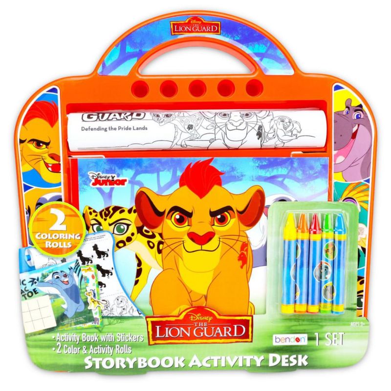 Set de Actividades con Escritorio de Regazo Disney Lion Guard y Estuche