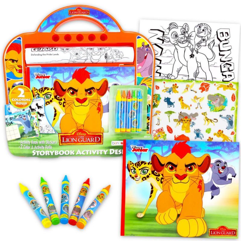 Set de Actividades con Escritorio de Regazo Disney Lion Guard y Estuche