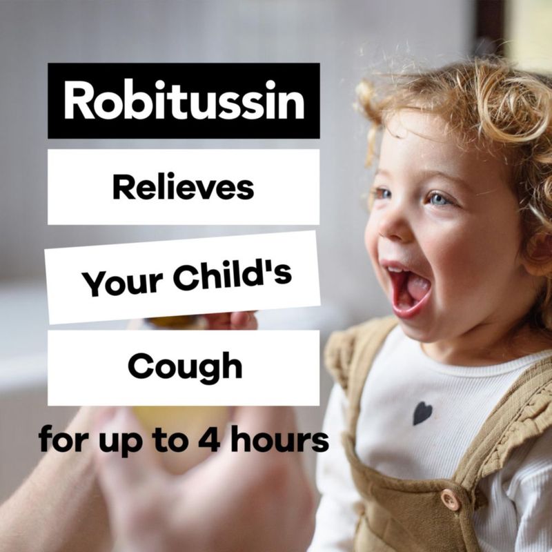 Jarabe para la tos Robitussin Elderberry 118 ml DM para niños