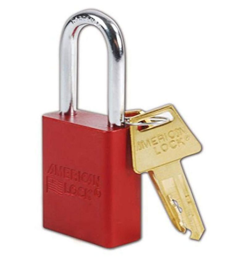 Candado de Seguridad Master Lock A1106RED Rojo de Aluminio (1 unidad)