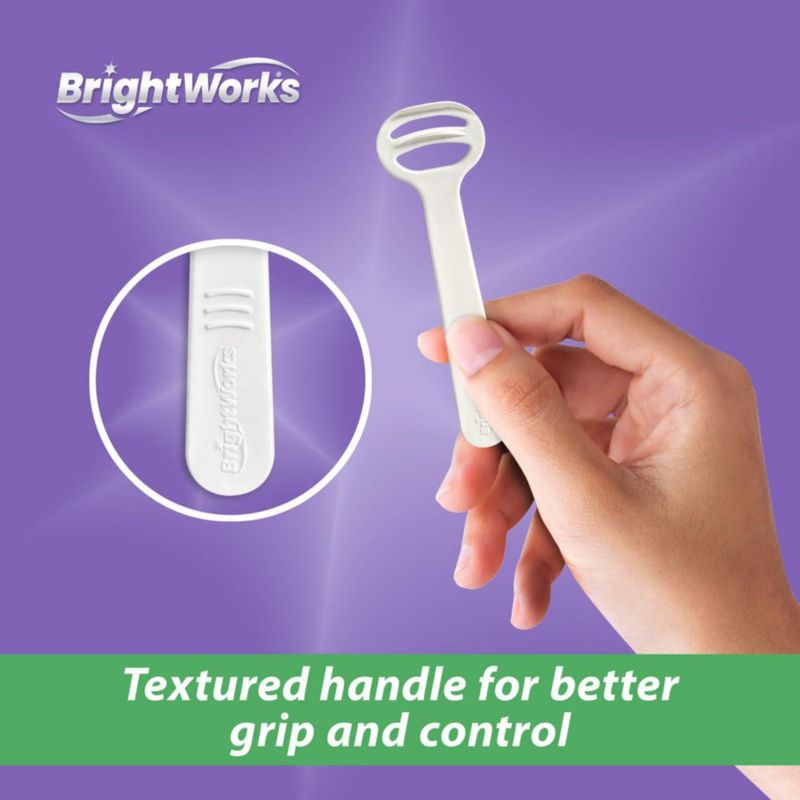 Raspadores de lengua desechables BrightWorks 96 unidades