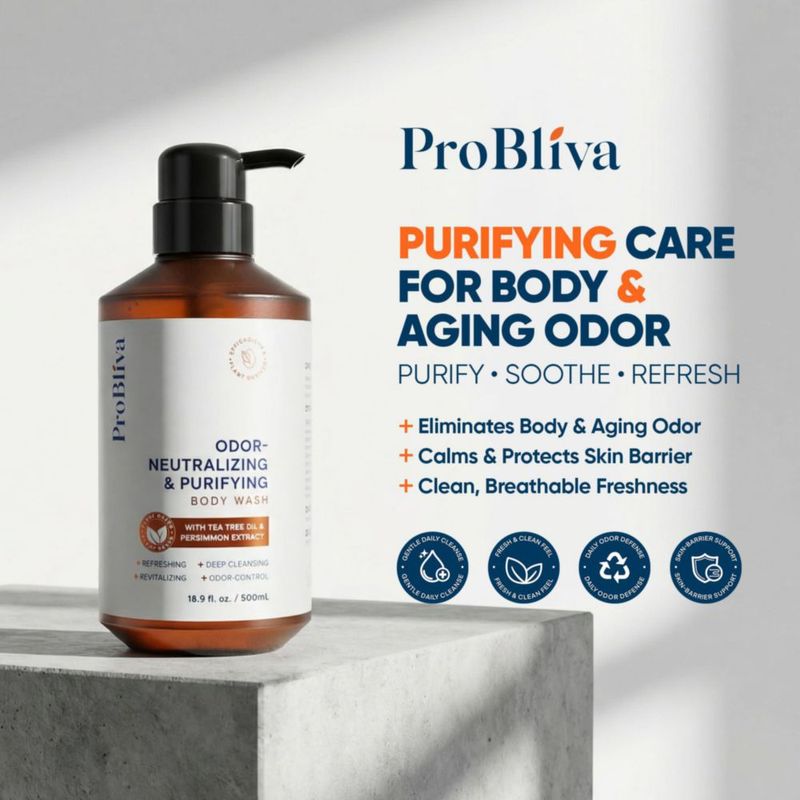 Gel de Ducha ProBliva Pack 2 de 500 ml Control de Olores con Árbol de Té
