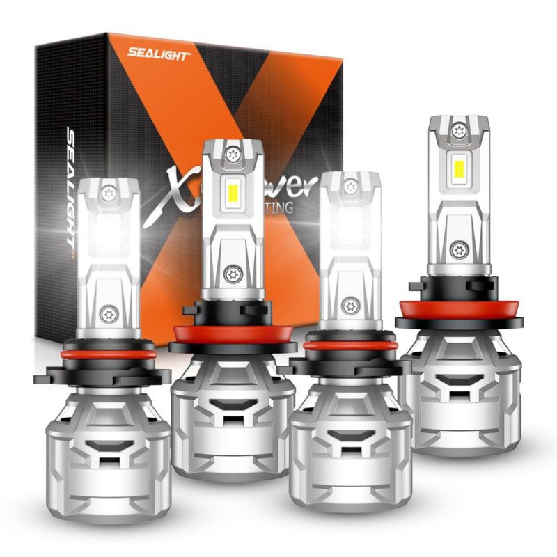 Bombillas SEALIGHT H11/H8/H9 9005 6500K (Pack de 4)