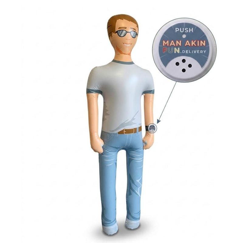 BALLOON FUN entrega Hombre Inflable 150 cm Regalo de Broma Parlante