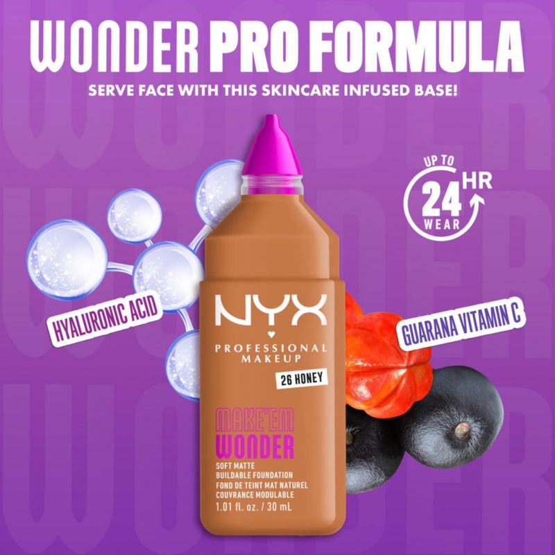 Base NYX PROFESSIONAL MAKEUP 26 Honey 30 ml
