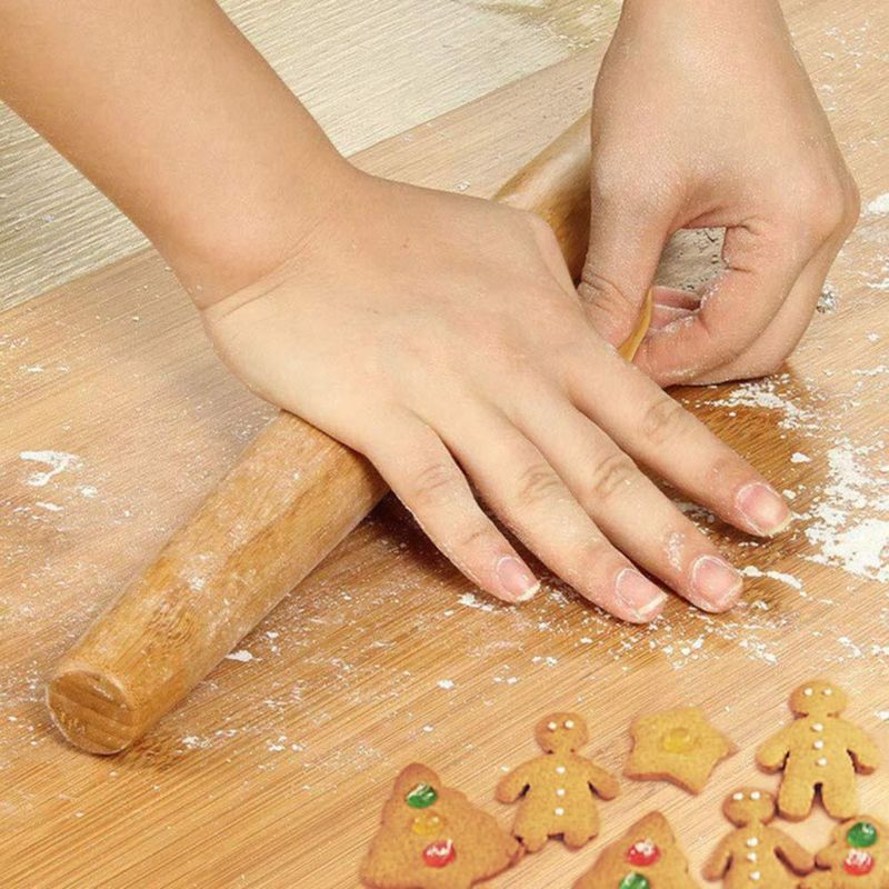 Rodillo Honglida de bambú 33 cm para repostería