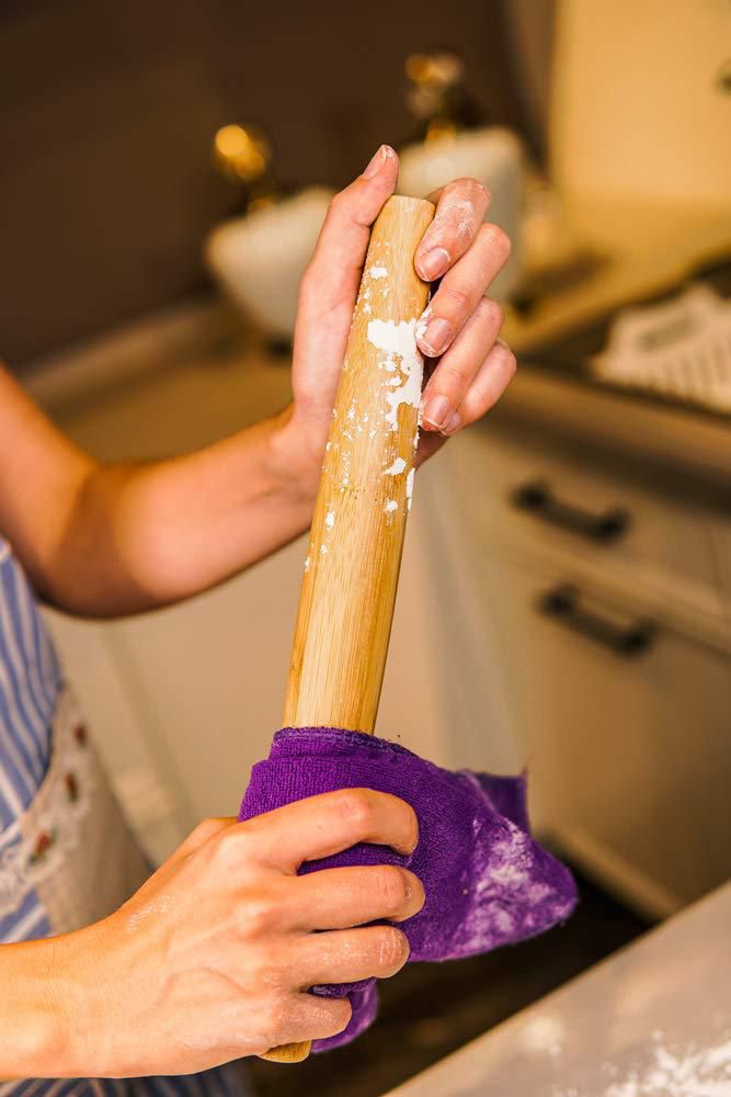 Rodillo Honglida de bambú 33 cm para repostería