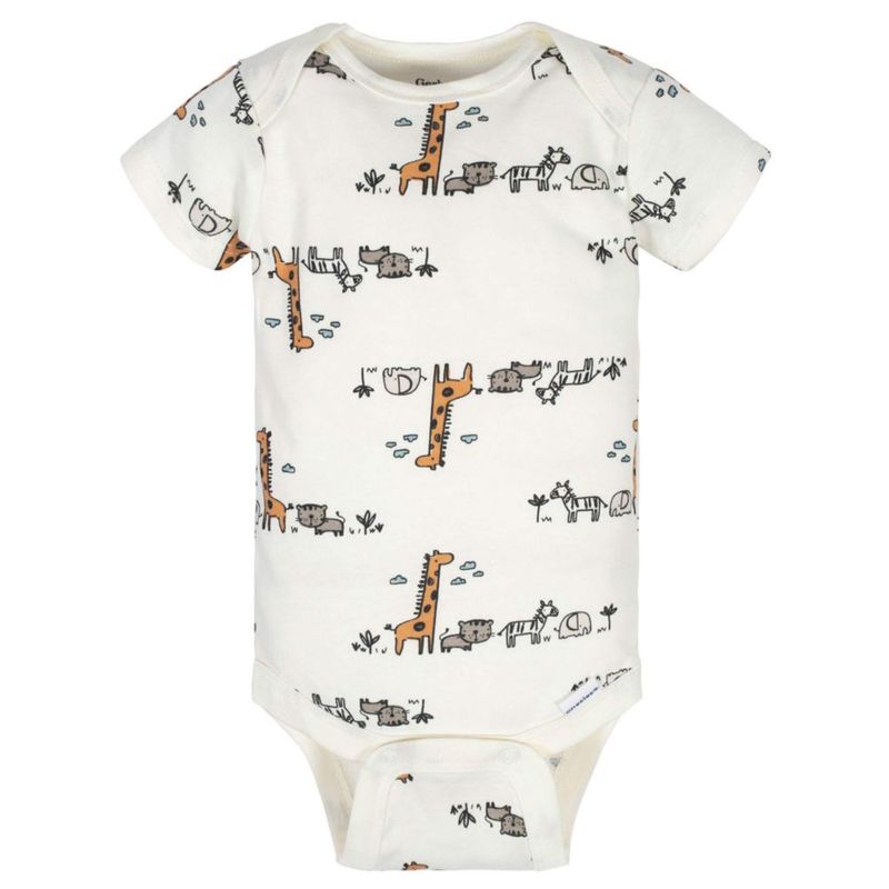 Body Gerber Baby Boy de manga corta paquete de 8 unidades 12 meses azul