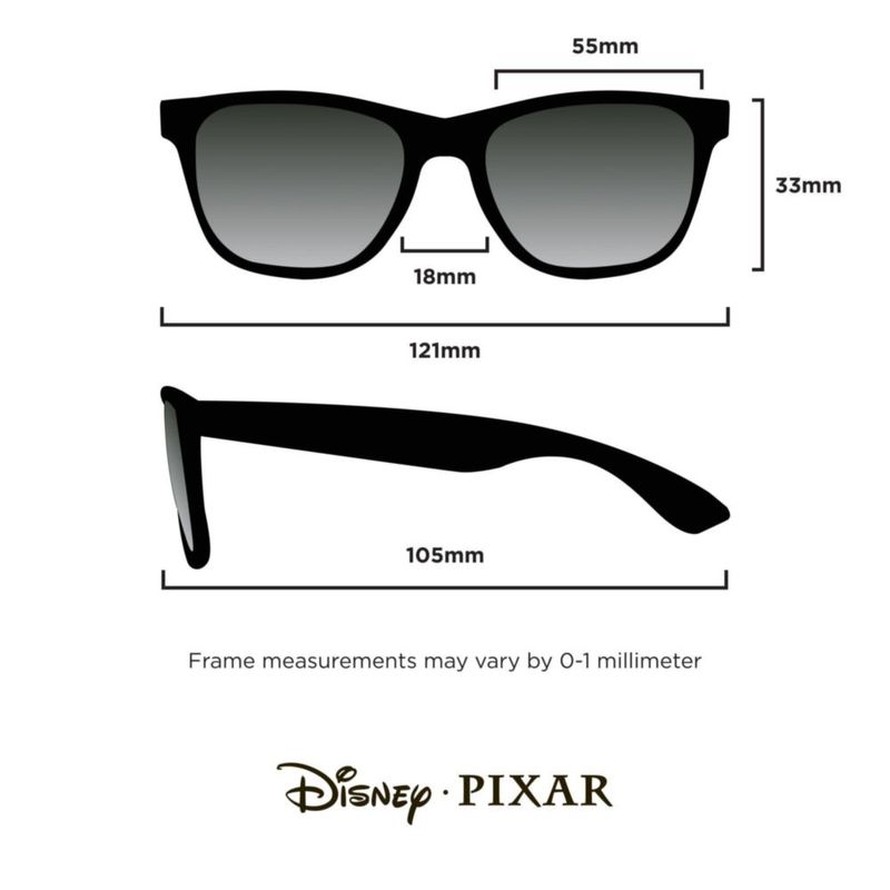 Gafas de sol infantiles Disney Pixar Cars amarillas y azules