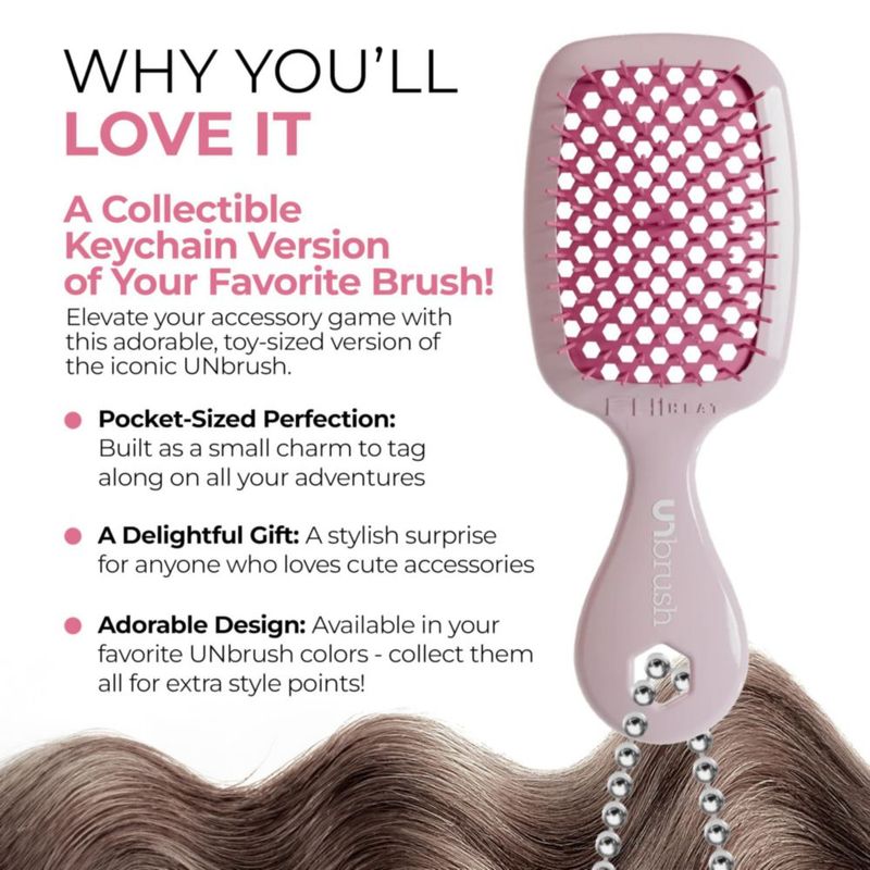 Cepillo de Pelo FHI Heat UNbrush Llavero Colgante