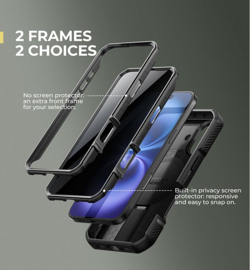 Funda Dexnor iPhone 16 6.1" MagSafe con soporte plegable