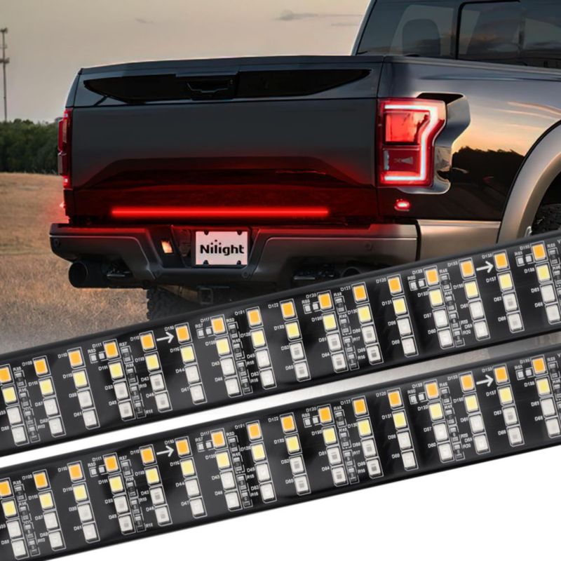 Luz de Portón Trasero Nilight 122 cm 528 LED Cuatro Filas