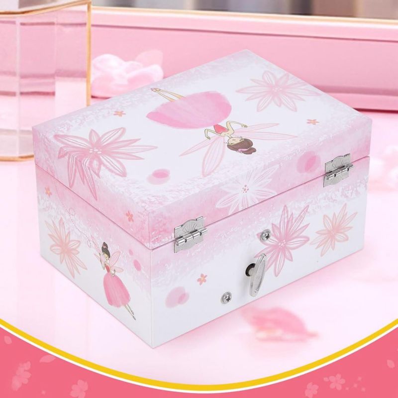 Caja de música TAOPU 15x11x9 cm Diseño de hada y bailarina