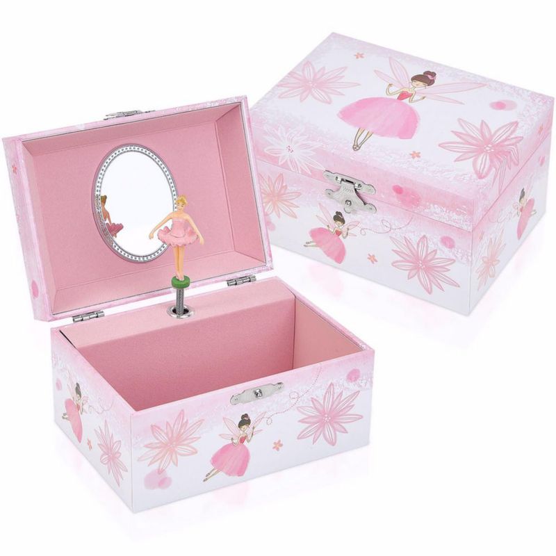 Caja de música TAOPU 15x11x9 cm Diseño de hada y bailarina