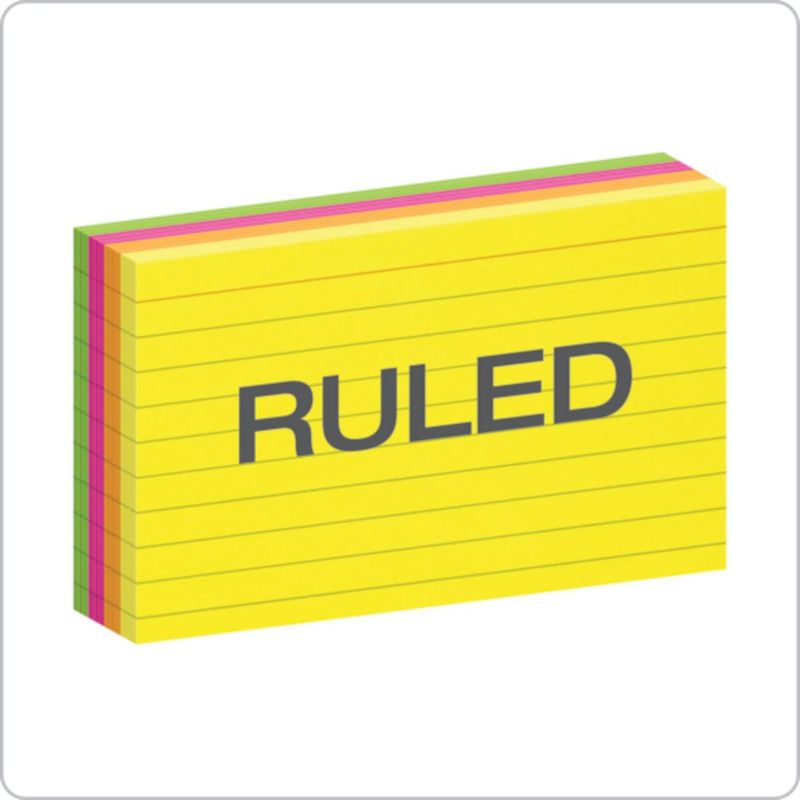 Tarjetas de índice Oxford 8 cm × 13 cm rayadas – paquete de 300