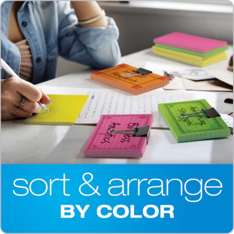 Tarjetas de índice Oxford 8 cm × 13 cm rayadas – paquete de 300