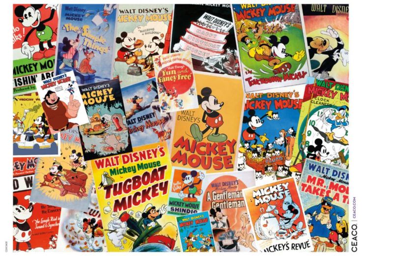 Rompecabezas CEACO Disney Vintage Mickey Mouse 1000 piezas
