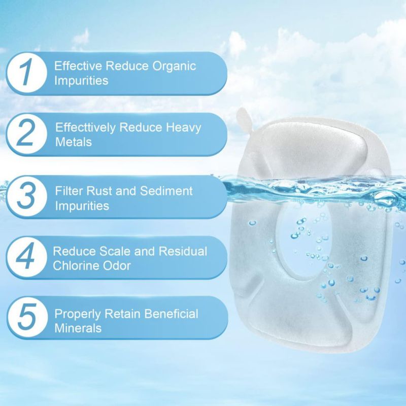 Filtro de agua Bravelk 8 unidades 28 L para fuentes de agua