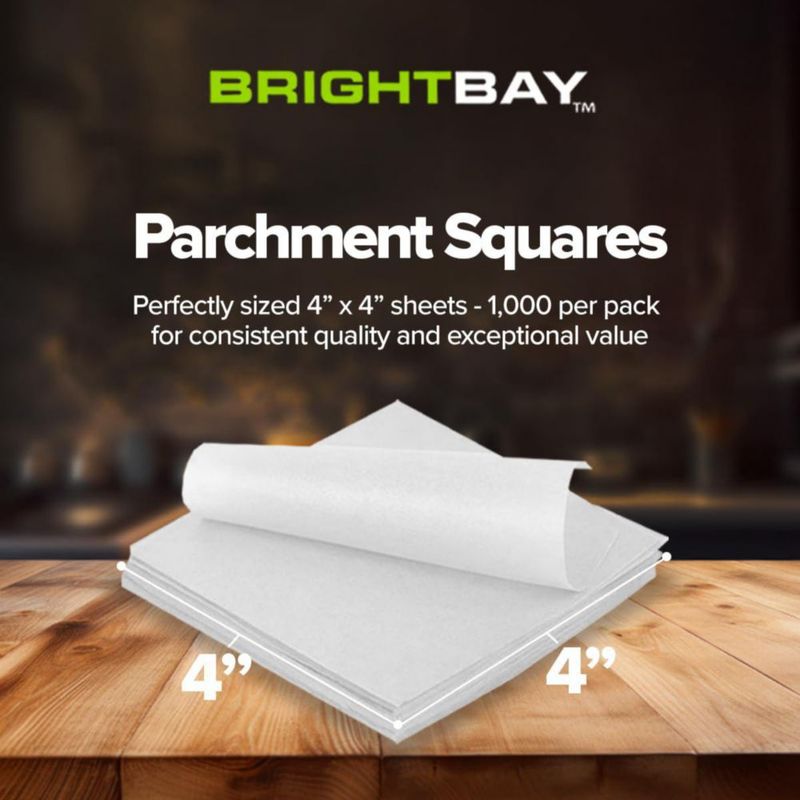 Papel de hornear Brightbay 10 cm blanco 1000 hojas