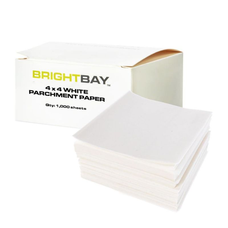 Papel de hornear Brightbay 10 cm blanco 1000 hojas