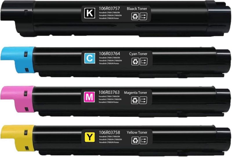 Tóner LOVPAIN C7000 Pack de 4 (Negro/Cian/Magenta/Amarillo) de alta capacidad