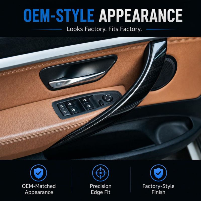 Cubierta para Manija de Puerta iCarPro BMW F30 F32 F80 F82 2 unidades