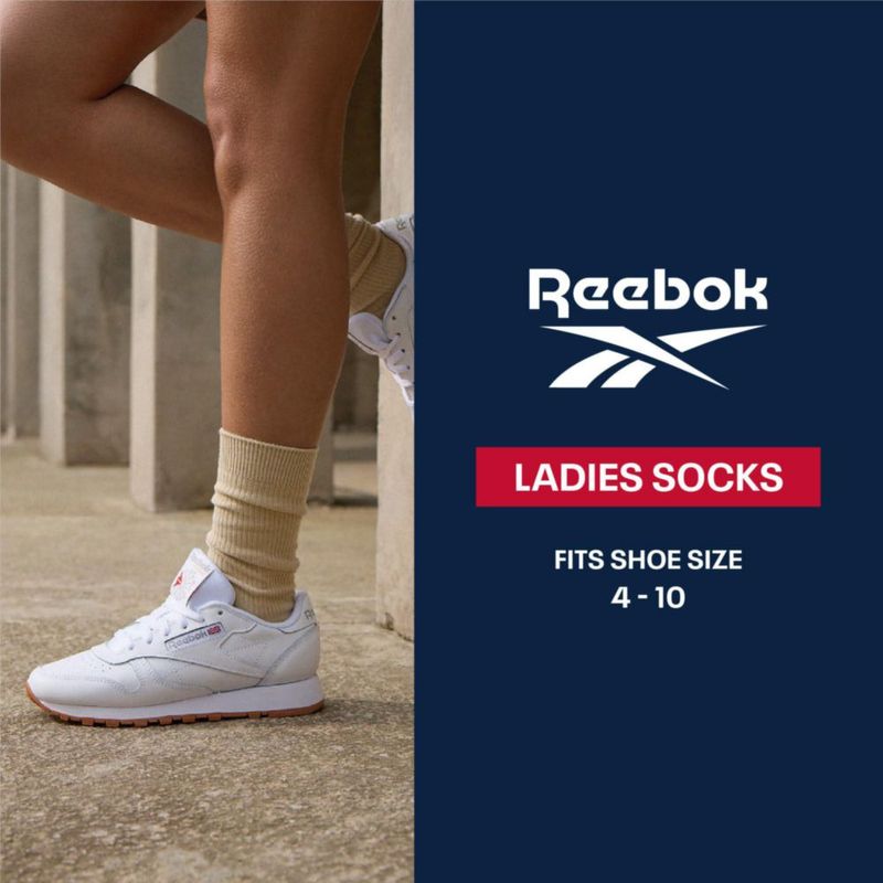 Calcetines Reebok Mujer Invisibles paquete de 12 pares ajuste elástico