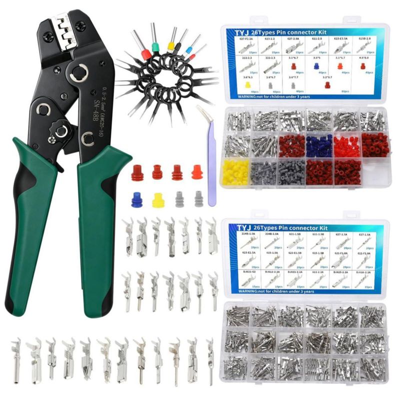 Kit de pines TYJ 813 piezas 1/1.5/1.8/2/2.2/2.3/2.8/3.5 mm