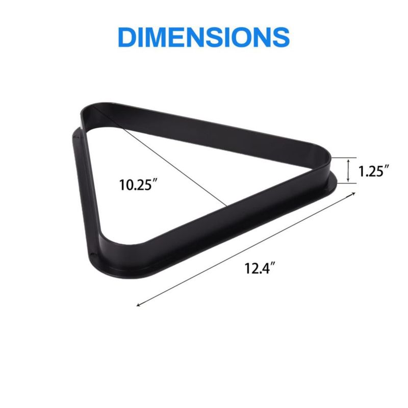 Porta bolas de billar GSE Games & Sports 31 cm negro de plástico