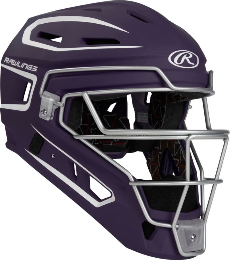 Casco Rawlings VELO 2.0 Senior 53‑56 cm Morado/Blanco