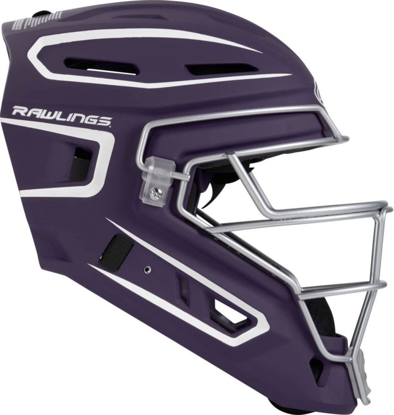 Casco Rawlings VELO 2.0 Senior 53‑56 cm Morado/Blanco
